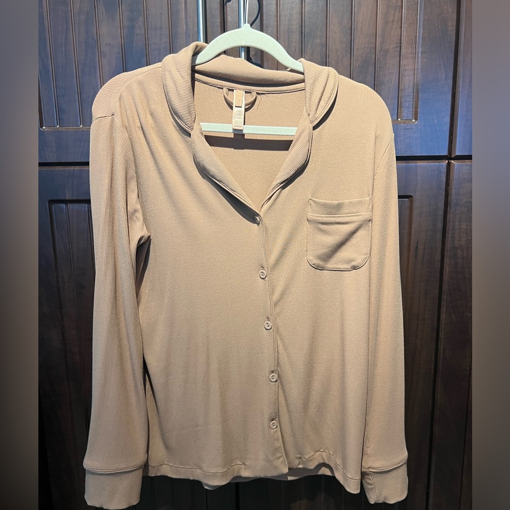 SKIMS Soft Ribbed Pajamas Set